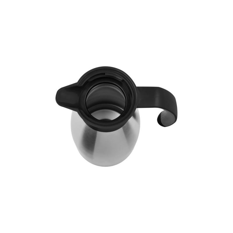 Emsa Isolierkanne SOFT GRIP, 1 Liter(edelstahl/schwarz, Quick Tip Verschluss)