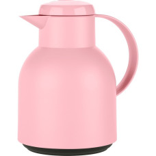 Emsa SAMBA Isolierkanne, 1 Liter(rosa, QUICK PRESS Verschluss)