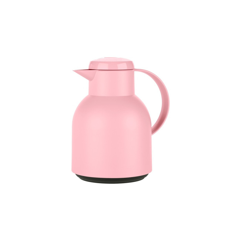 Emsa SAMBA Isolierkanne, 1 Liter(rosa, QUICK PRESS Verschluss)
