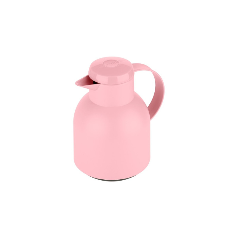 Emsa SAMBA Isolierkanne, 1 Liter(rosa, QUICK PRESS Verschluss)