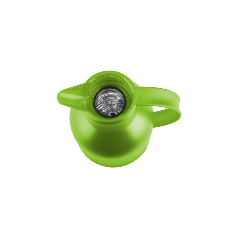 Emsa SAMBA Isolierkanne, 1 Liter(hellgrün/transparent, QUICK PRESS Verschluss)