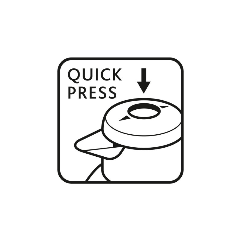 Emsa SAMBA Isolierkanne, 1 Liter(türkis/transparent, QUICK PRESS Verschluss)