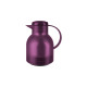 Emsa SAMBA Isolierkanne, 1 Liter(aubergine, QUICK PRESS Verschluss)