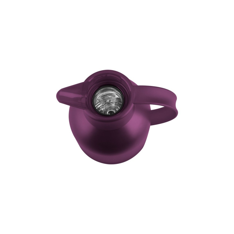Emsa SAMBA Isolierkanne, 1 Liter(aubergine, QUICK PRESS Verschluss)