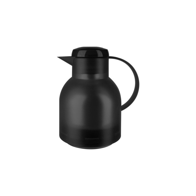 Emsa SAMBA Isolierkanne, 1 Liter(schwarz, QUICK PRESS Verschluss)