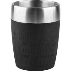 Emsa TRAVEL CUP Thermobecher(schwarz/edelstahl, 0,2 Liter)