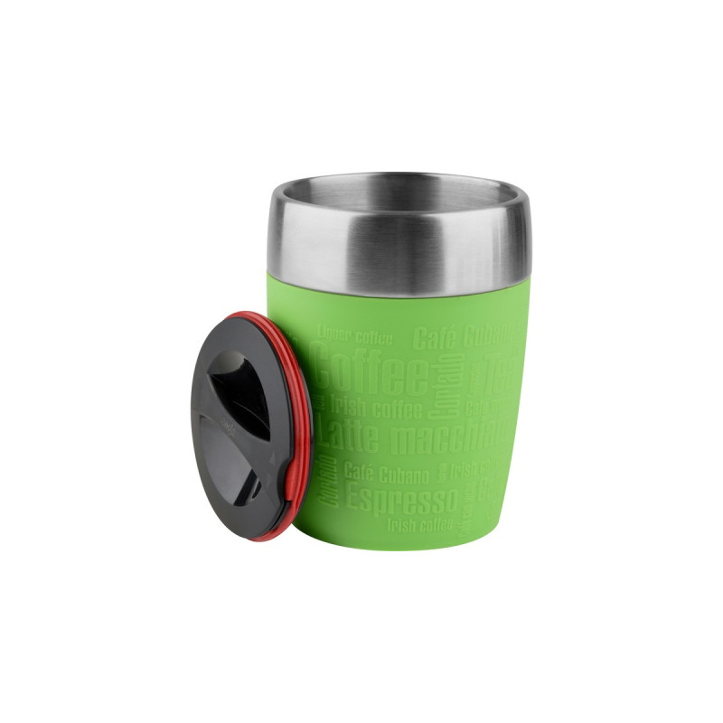 Emsa TRAVEL CUP Thermobecher(limette/edelstahl, 0,2 Liter)