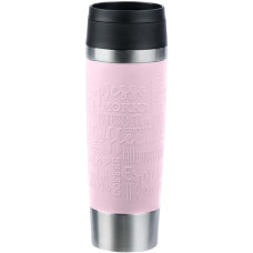 Emsa TRAVEL MUG Classic Grande Thermobecher(hellrosa/edelstahl, 0,5 Liter)