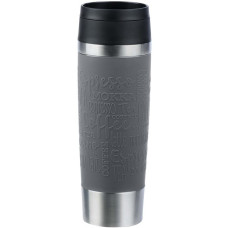 Emsa TRAVEL MUG Classic Grande Thermobecher(grau/edelstahl, 0,5 Liter)