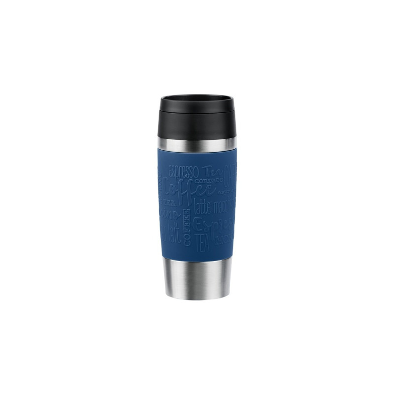 Emsa TRAVEL MUG Classic Thermobecher(dunkelblau/edelstahl, 0,36 Liter)