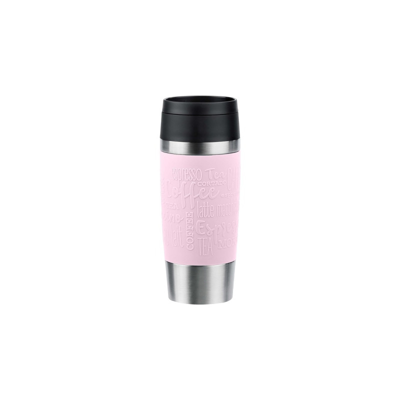 Emsa TRAVEL MUG Classic Thermobecher(hellrosa/edelstahl, 0,36 Liter)