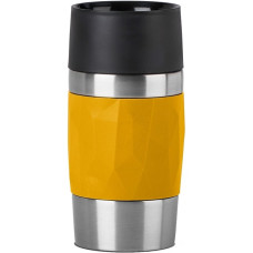 Emsa TRAVEL MUG Compact Thermobecher(gelb/edelstahl, 0,3 Liter, Drehverschluss)