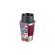 Emsa TRAVEL MUG Compact Thermobecher 0,3 Liter(weinrot/edelstahl, Drehverschluss)