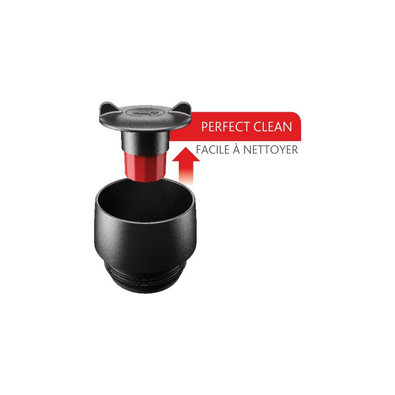 Emsa TRAVEL MUG Easy Twist Thermobecher(blau/edelstahl, 0,36 Liter)