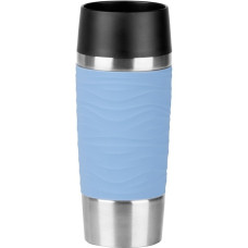 Emsa TRAVEL MUG Waves Thermobecher(hellblau/edelstahl, 0,36 Liter)