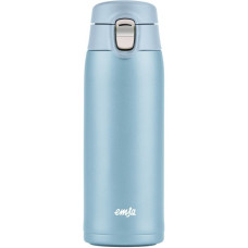 Emsa TRAVEL MUG light Thermobecher(hellblau, 0,4 Liter, Flip-Deckel)