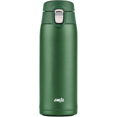 Emsa TRAVEL MUG light Thermobecher(dunkelgrün, 0,4 Liter, Flip-Deckel)