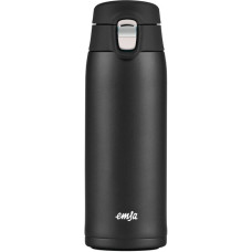 Emsa TRAVEL MUG light Thermobecher(schwarz (matt), 0,4 Liter, Flip-Deckel)