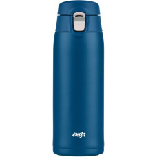 Emsa TRAVEL MUG light Thermobecher(dunkelblau, 0,4 Liter, Flip-Deckel)
