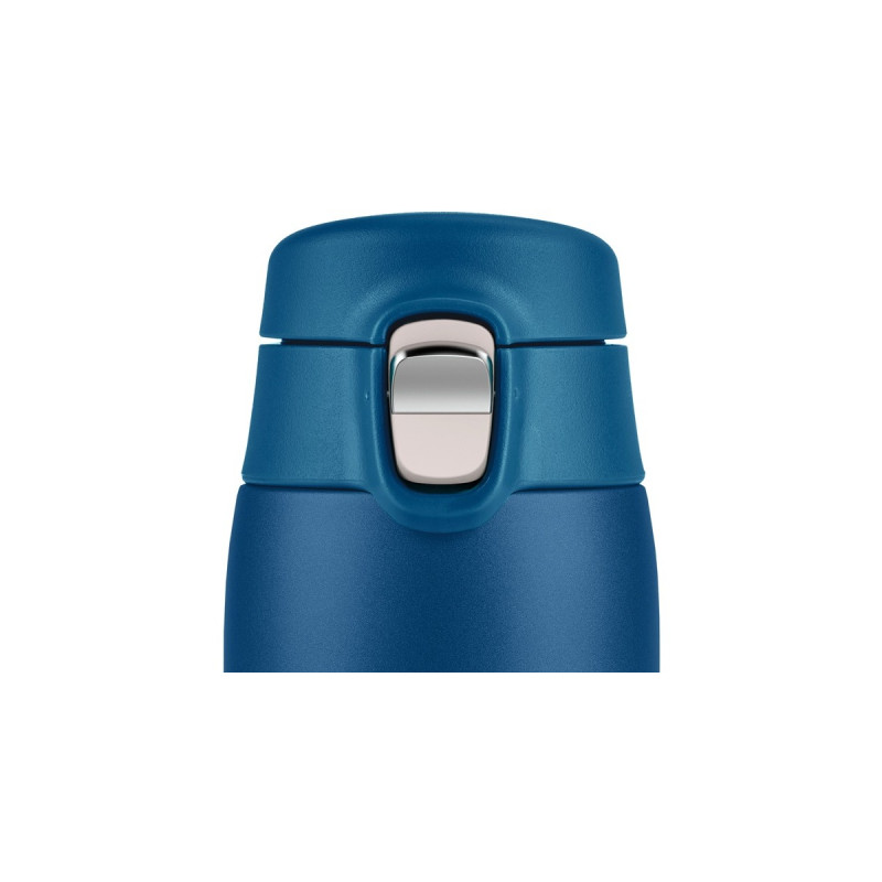 Emsa TRAVEL MUG light Thermobecher(dunkelblau, 0,4 Liter, Flip-Deckel)