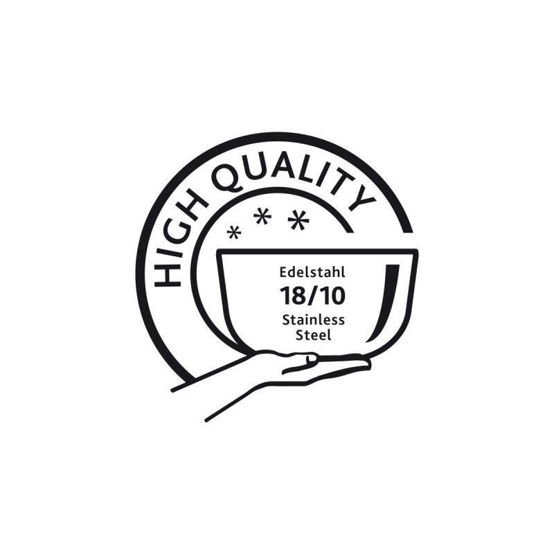 Emsa TURBOLINE Salatschleuder, Schüssel(edelstahl/transparent)