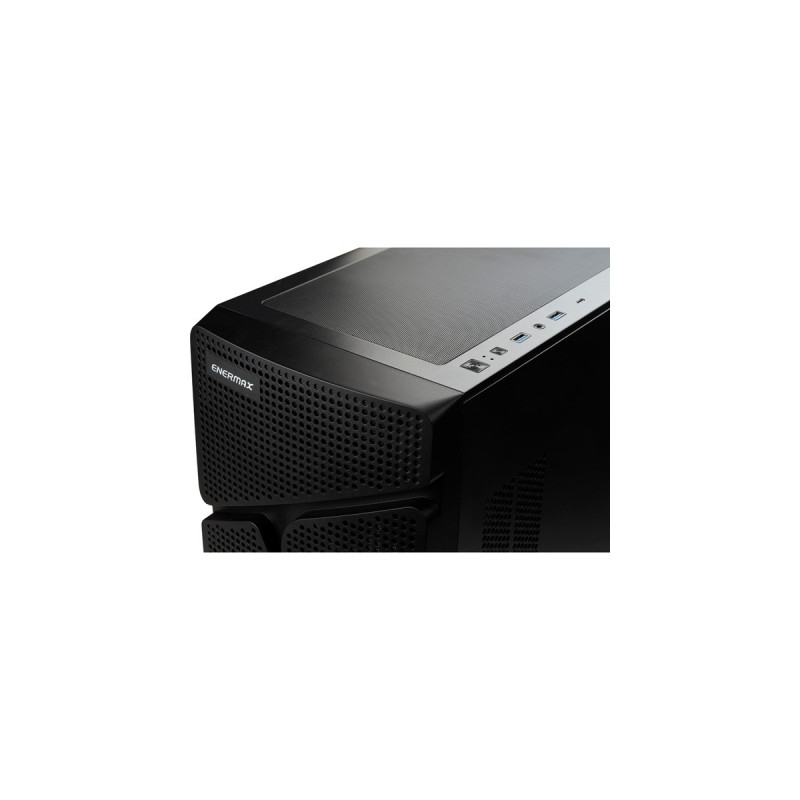 Enermax MarbleShell MS31 ARGB, Tower-Gehäuse(schwarz, Tempered Glass)