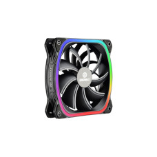 Enermax SquA RGB 120x120, Gehäuselüfter(schwarz, Einzellüfter)