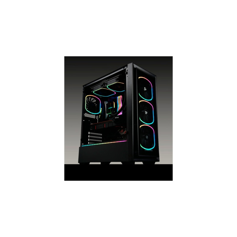Enermax SquA RGB 120x120, Gehäuselüfter(schwarz, Einzellüfter)