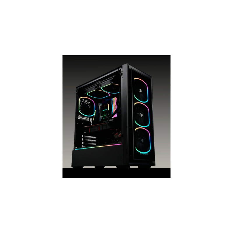Enermax SquA RGB 3 Fan Pack 120x120, Gehäuselüfter(schwarz, inkl. RGB-Steuerbox)