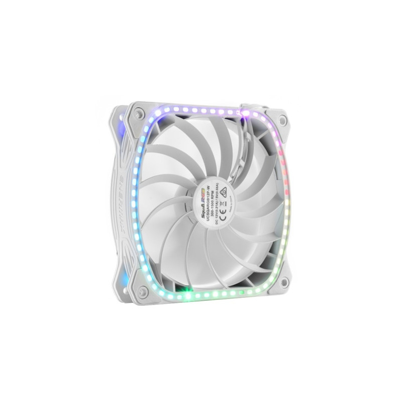 Enermax SquA RGB White 3 Pack 120x120, Gehäuselüfter(weiß, inkl. RGB-Steuerbox)
