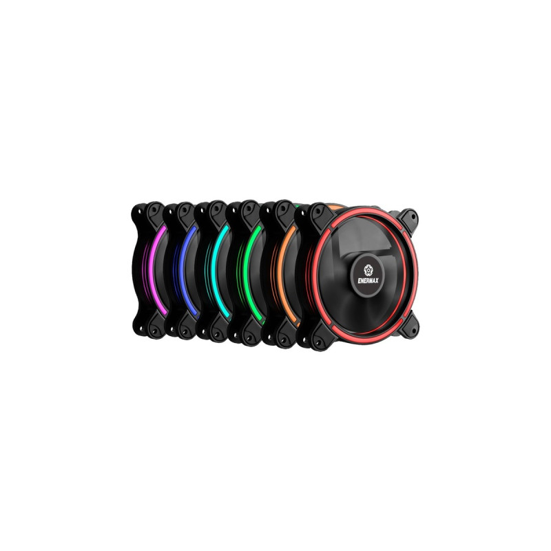 Enermax T.B. RGB 6 Fan Pack 120x120x25, Gehäuselüfter(schwarz)