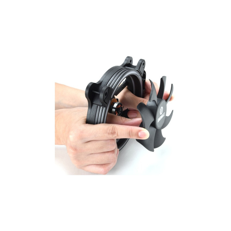 Enermax T.B. RGB Expansion Unit 120x120x25, Gehäuselüfter(schwarz, ohne RGB-Controller)