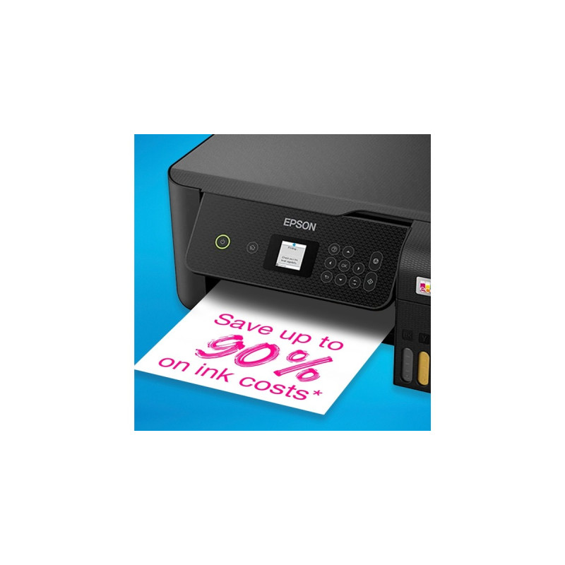 Epson EcoTank ET-2820, Multifunktionsdrucker(schwarz, Scan, Kopie, USB, WLAN)