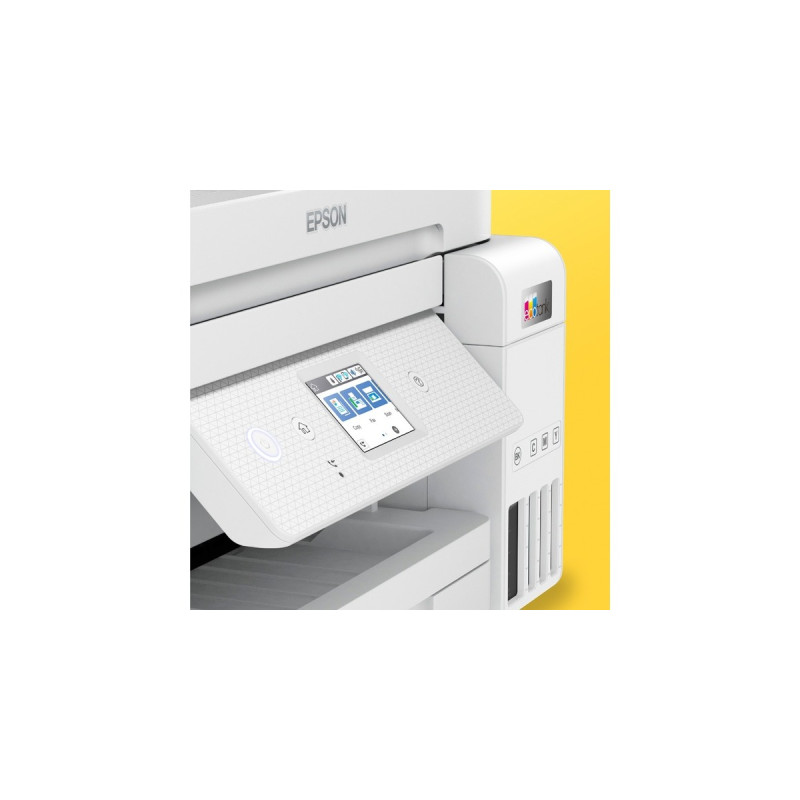 Epson EcoTank ET-4856, Multifunktionsdrucker(weiß, Scan, Kopie, Fax, USB, LAN, WLAN)