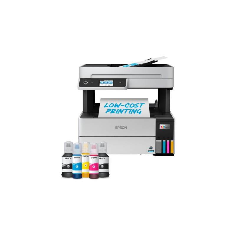 Epson EcoTank ET-5150, Multifunktionsdrucker(grau/schwarz, Scan, Kopie, USB, LAN, WLAN)