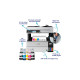 Epson EcoTank ET-5150, Multifunktionsdrucker(grau/schwarz, Scan, Kopie, USB, LAN, WLAN)