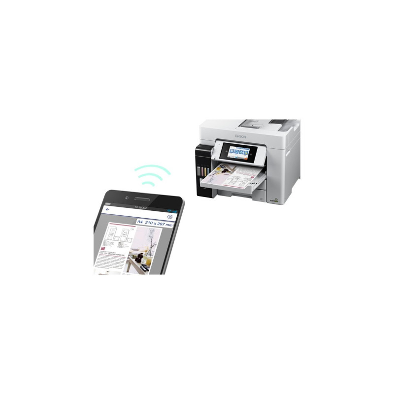 Epson EcoTank ET-5880, Multifunktionsdrucker(grau, Scan, Kopie, Fax)