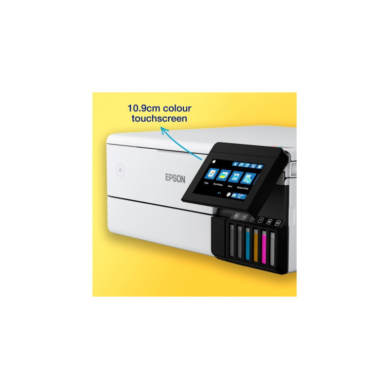Epson EcoTank ET-8500, Multifunktionsdrucker(grau/schwarz, USB, WLAN, Scan, Kopie)