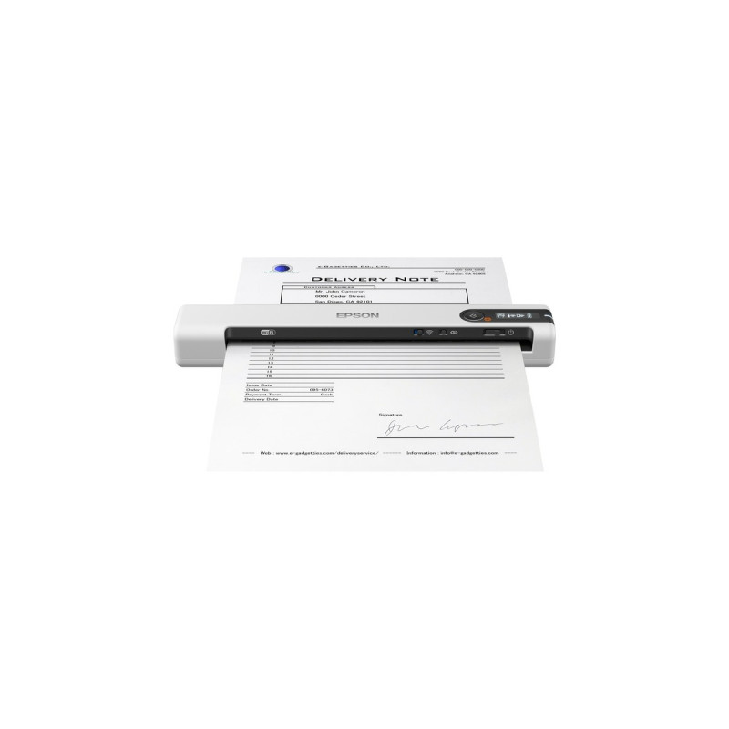 Epson Epson WorkForce DS-80W, Scanner(grau, WLAN, USB)