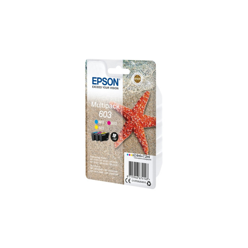 Epson Multipack 603 3-colours (C13T03U54010), Tinte