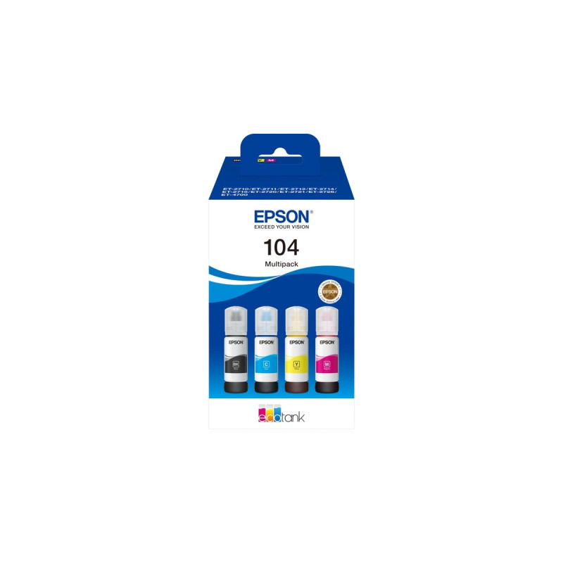 Epson Multipack EcoTank 104 (C13T00P640), Tinte