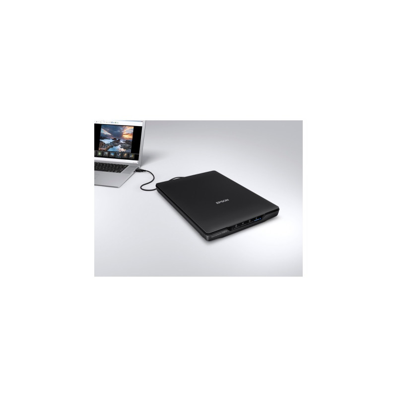 Epson Perfection V39II, Flachbettscanner(schwarz, USB)