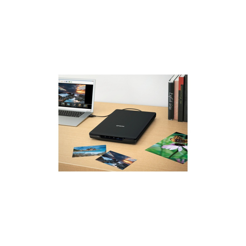 Epson Perfection V39II, Flachbettscanner(schwarz, USB)