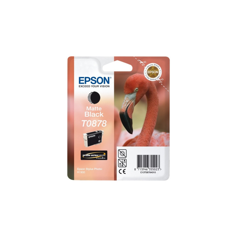Epson Tinte Hell-Schwarz T08784010(Foto Tinte, Retail)