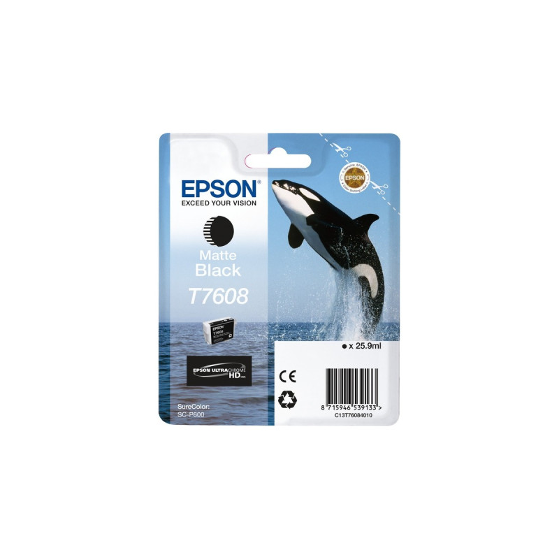 Epson Tinte Mattschwarz C13T76084010