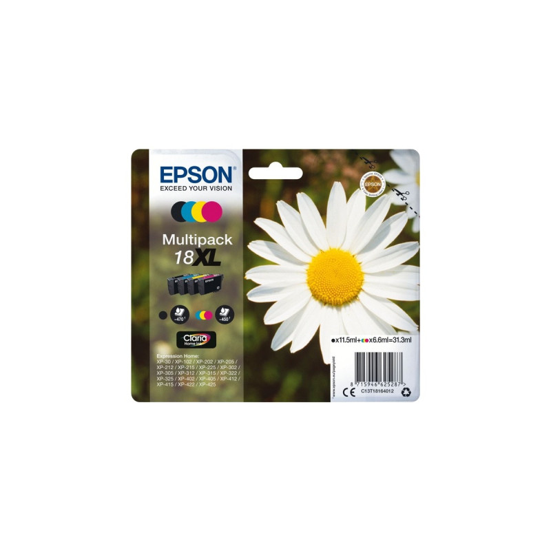 Epson Tinte Multipack 18XL (C13T18164012)(Claria Home)