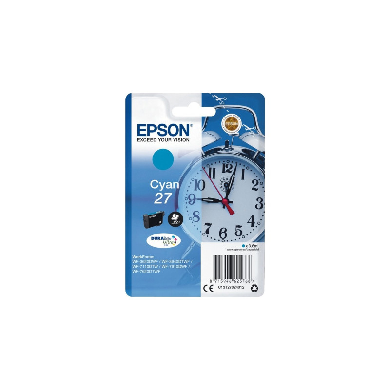 Epson Tinte cyan 27 (C13T27024012)(DURABrite Ultra)