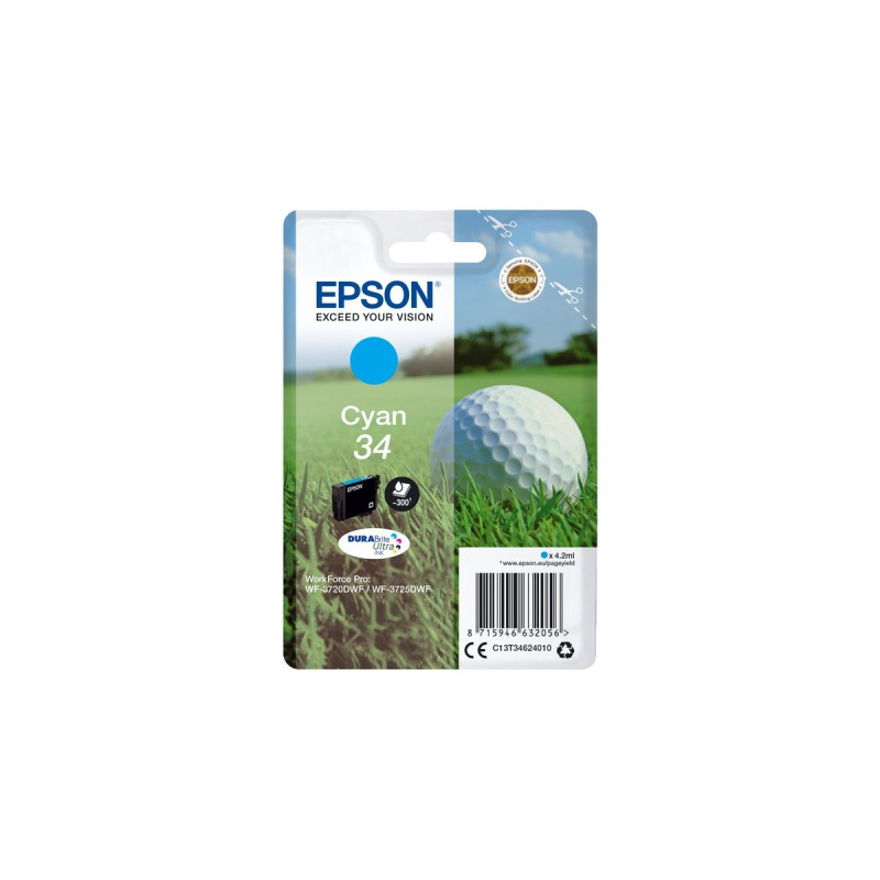 Epson Tinte cyan 34 (C13T34624010)(DURABrite Ultra)