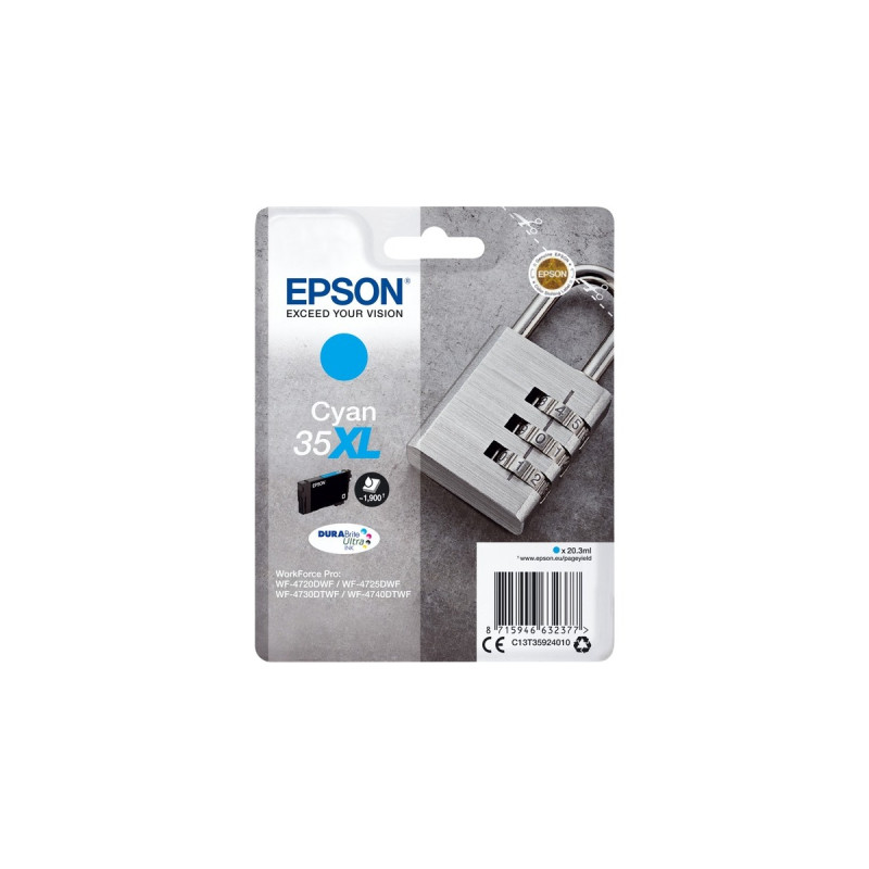 Epson Tinte cyan 35XL (C13T35924010)(DURABrite Ultra)