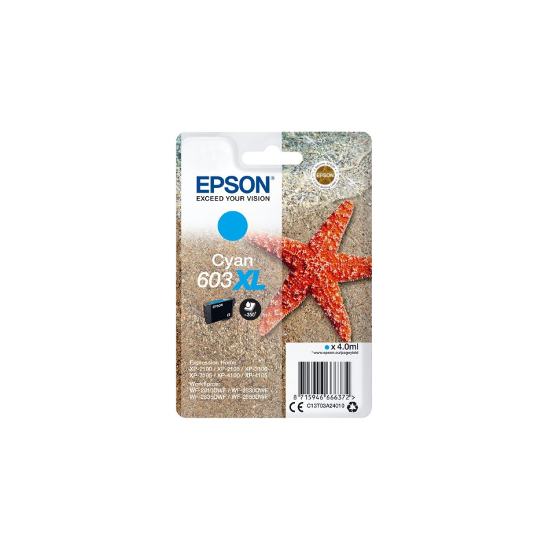 Epson Tinte cyan 603XL (C13T03A24010)